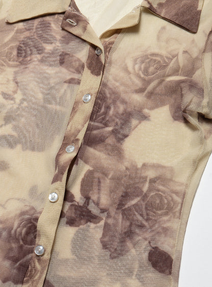 UNIF Vintage The House Rose Blouse
