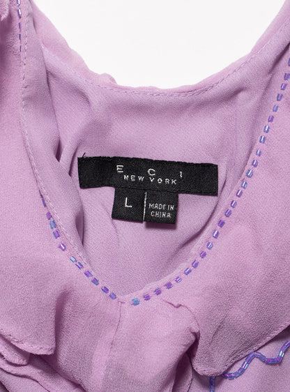 UNIF Vintage ECI Whimisical Lavender Tank