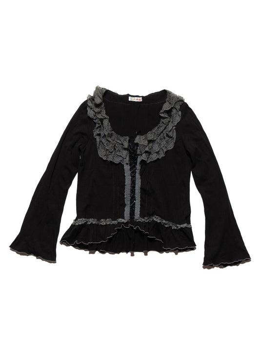 UNIF Vintage Jojoba Frill Top