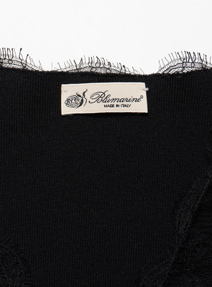 UNIF Vintage Blumarine lace Rose Sweater