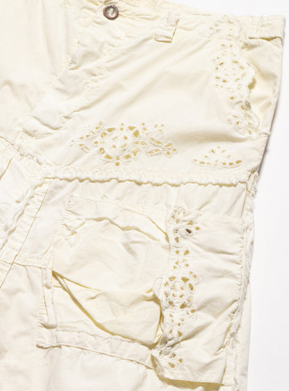 UNIF Vintage DA-NANG Yellow Eyelet Skirt