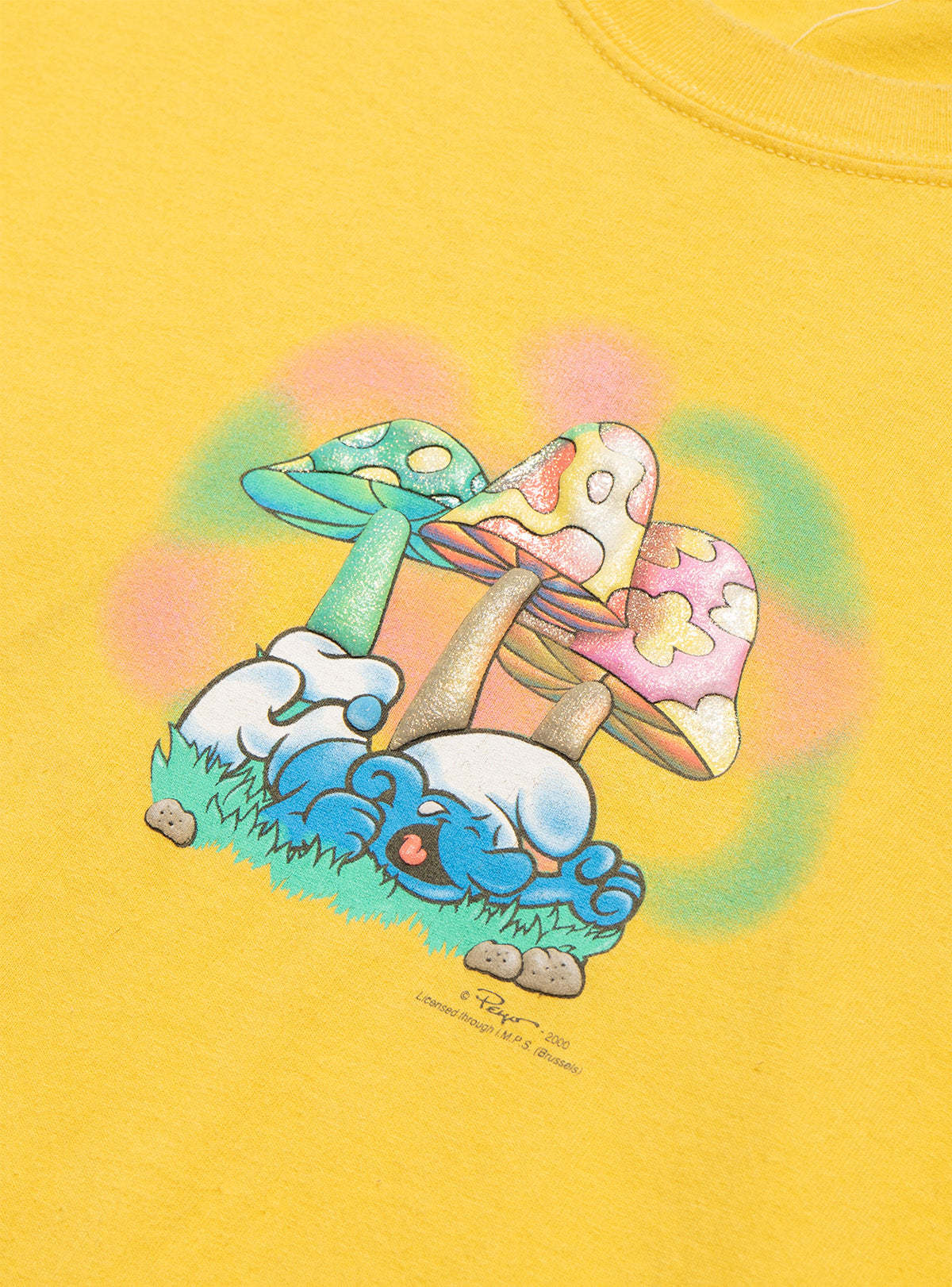 UNIF Vintage Smurf Mushroom Tee