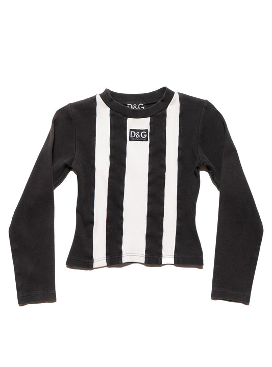 UNIF Vintage D&G & Striped Longsleeve Top