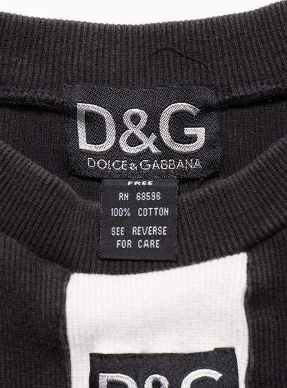 UNIF Vintage D&G & Striped Longsleeve Top