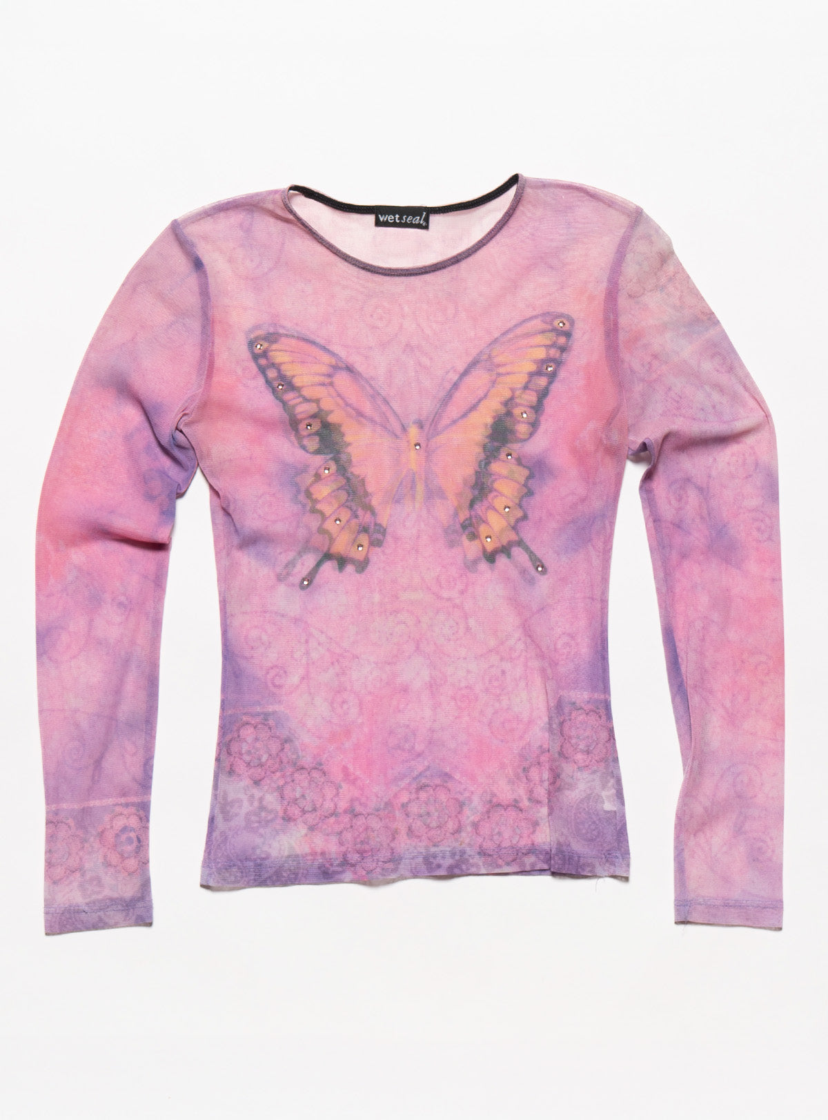 UNIF Vintage Wet Seal Butterfly Top
