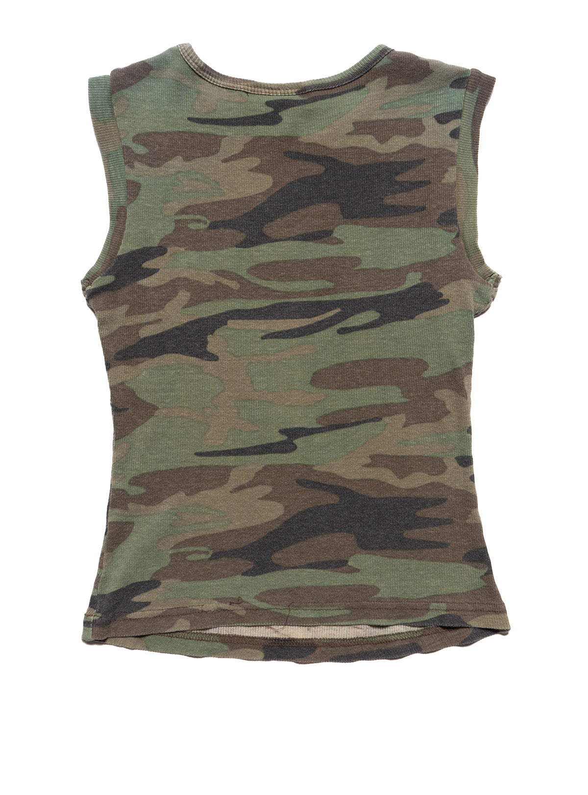 UNIF Vintage Self Esteem Camo Turtle Tank